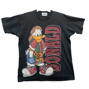 VTG Mickey Donald Duck Tee XL Single Stitch Jerry Leigh 90s Streetwear USA Retro